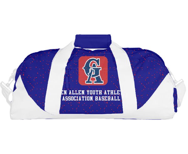 Duffle Bag, Glen Allen Youth Athletic Association Baseball, Baseball, Teamtime, Team time, sublimation, custom sports apparel, team uniforms, spirit wear, spiritwear, sports uniforms, custom shirts, team store, custom team store, fundraiser sports, apparel fundraiser
