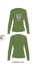 16TH ordnance Bravo Company 57552298 Women's Long Sleeve V-neck Shirt - 42