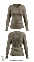 Evac PLT, RSS, 2CR 13991169 Women's Long Sleeve V-neck Shirt - 121