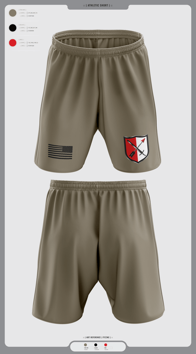 31st Chemical Brigade 60523938 Athletic Shorts With Pockets - 1