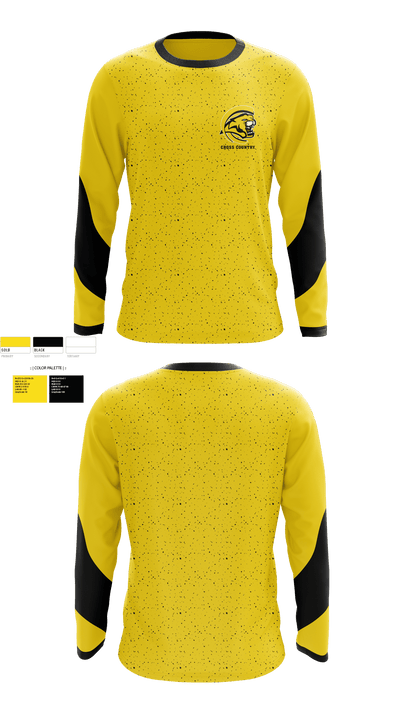 Mankato East High School Cross Country 61352220 Long Sleeve Performance Shirt - 1