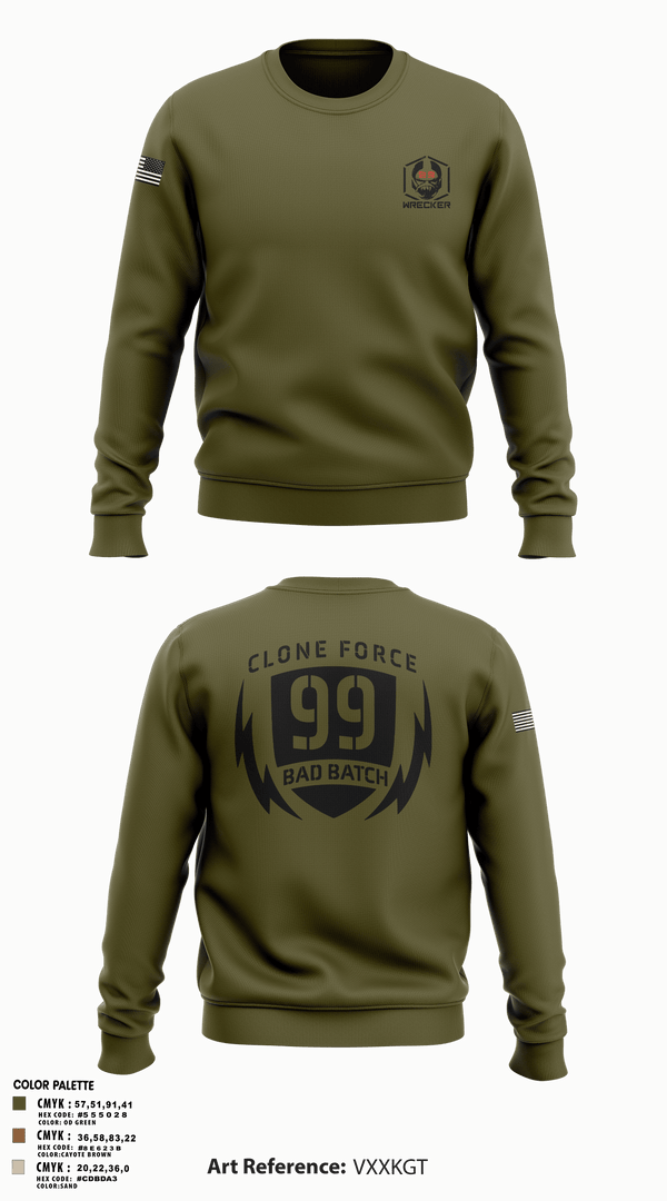 Crew Neck Sweatshirt, 137th Echo Company1-137th AV E co, National Guard, Teamtime, Team time, sublimation, custom sports apparel, team uniforms, spirit wear, spiritwear, sports uniforms, custom shirts, team store, custom team store, fundraiser sports, apparel fundraiser