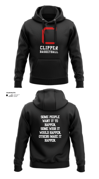 Hoodie, Columbiana High School Basketball, Men's Basketball, Teamtime, Team time, sublimation, custom sports apparel, team uniforms, spirit wear, spiritwear, sports uniforms, custom shirts, team store, custom team store, fundraiser sports, apparel fundraiser