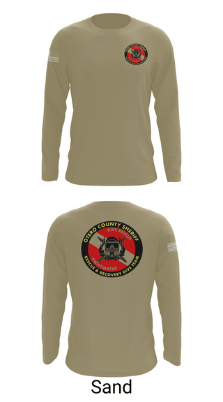 Long Sleeve Performance Shirt, Otero County Sheriff, Police, Teamtime, Team time, sublimation, custom sports apparel, team uniforms, spirit wear, spiritwear, sports uniforms, custom shirts, team store, custom team store, fundraiser sports, apparel fundraiser
