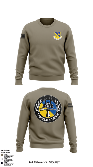 Crew Neck Sweatshirt, 374 Airlift Wing, Air Force, Teamtime, Team time, sublimation, custom sports apparel, team uniforms, spirit wear, spiritwear, sports uniforms, custom shirts, team store, custom team store, fundraiser sports, apparel fundraiser