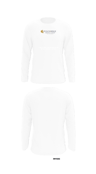Long Sleeve Performance Shirt, Pusch Ridge Christian Academy Upper School Cheer, Cheer, Teamtime, Team time, sublimation, custom sports apparel, team uniforms, spirit wear, spiritwear, sports uniforms, custom shirts, team store, custom team store, fundraiser sports, apparel fundraiser