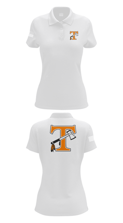 Tecumseh indian 9486398 Women's Short Sleeve Performance Polo  - 17