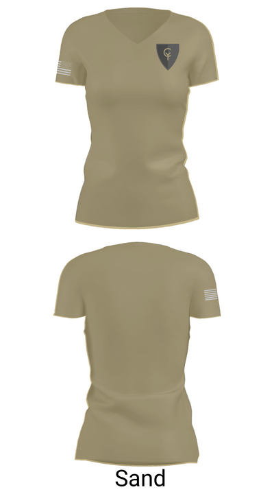38th Infantry Division 60664231 Women's Short Sleeve V-neck Shirt - 84