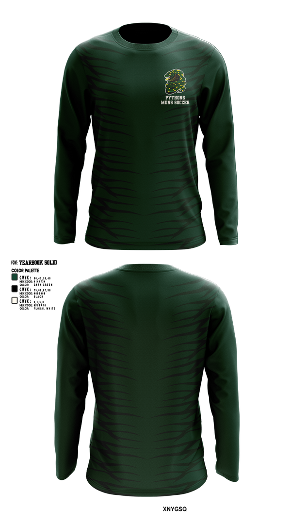Long Sleeve Performance Shirt, PYTHONS, Men's Soccer, Teamtime, Team time, sublimation, custom sports apparel, team uniforms, spirit wear, spiritwear, sports uniforms, custom shirts, team store, custom team store, fundraiser sports, apparel fundraiser