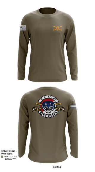 Long Sleeve Performance Shirt, Delta Troop 3-17 CAV, , Teamtime, Team time, sublimation, custom sports apparel, team uniforms, spirit wear, spiritwear, sports uniforms, custom shirts, team store, custom team store, fundraiser sports, apparel fundraiser