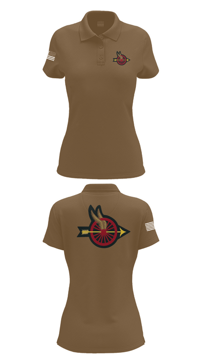 Jefferson Area Motor Squad 38123236 Women's Short Sleeve Performance Polo  - 14