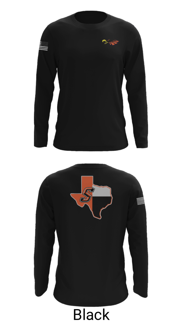 Long Sleeve Performance Shirt, Sanderson High School Football, Football, Teamtime, Team time, sublimation, custom sports apparel, team uniforms, spirit wear, spiritwear, sports uniforms, custom shirts, team store, custom team store, fundraiser sports, apparel fundraiser