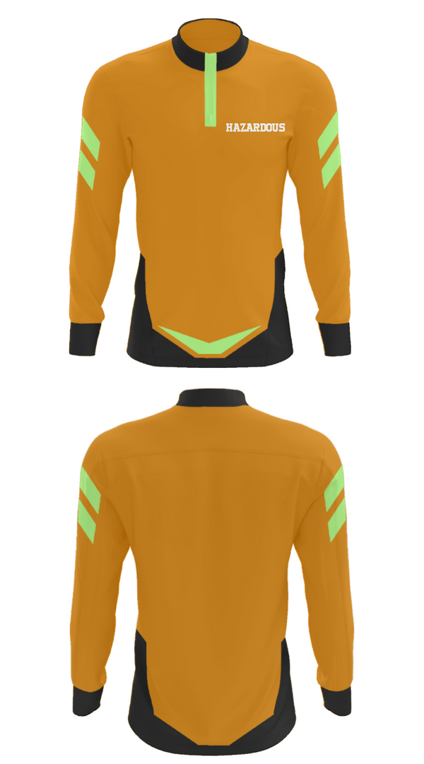 Quarter Zip Jacket, Hazardous, , Teamtime, Team time, sublimation, custom sports apparel, team uniforms, spirit wear, spiritwear, sports uniforms, custom shirts, team store, custom team store, fundraiser sports, apparel fundraiser