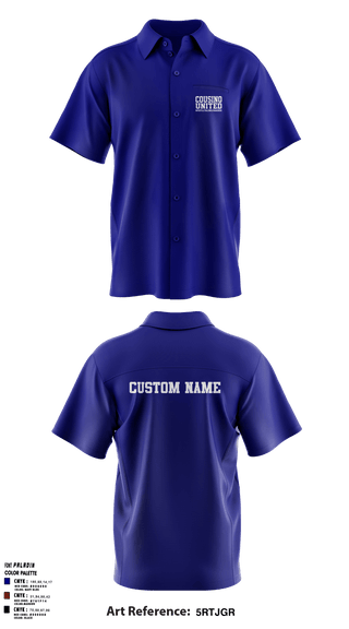 Short Sleeve Bowling Jersey, Cousino United Bowling, Bowling, Teamtime, Team time, sublimation, custom sports apparel, team uniforms, spirit wear, spiritwear, sports uniforms, custom shirts, team store, custom team store, fundraiser sports, apparel fundraiser