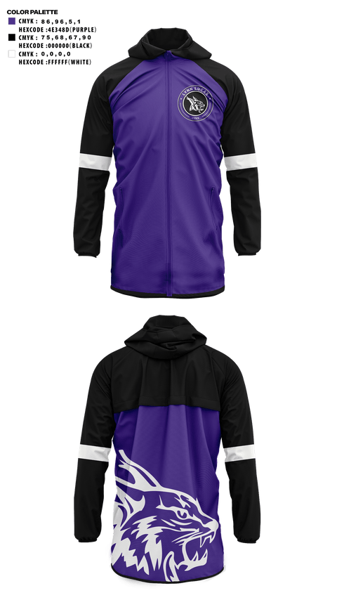 Windbreaker, Lynn Lucas Middle School Cheer, Cheer, Teamtime, Team time, sublimation, custom sports apparel, team uniforms, spirit wear, spiritwear, sports uniforms, custom shirts, team store, custom team store, fundraiser sports, apparel fundraiser