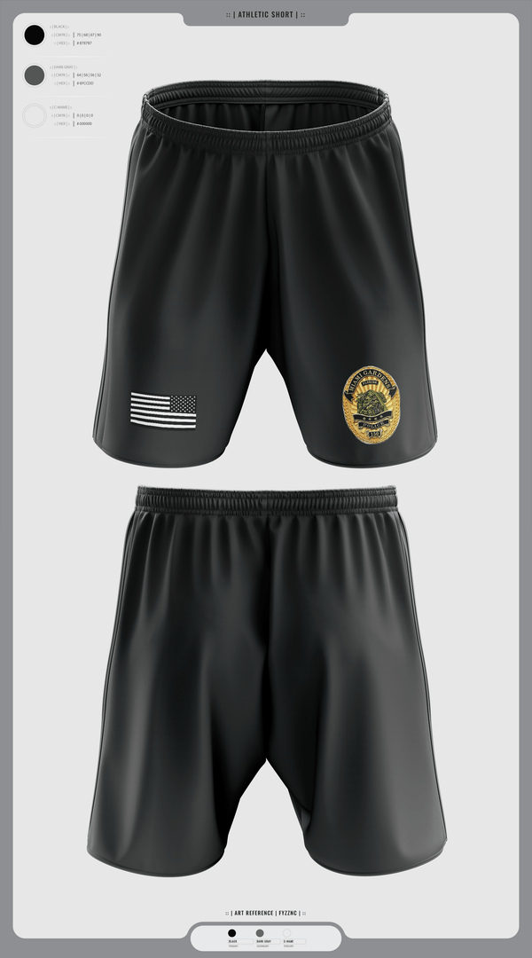 Athletic Shorts With Pockets, Miami Gardens Police, , Teamtime, Team time, sublimation, custom sports apparel, team uniforms, spirit wear, spiritwear, sports uniforms, custom shirts, team store, custom team store, fundraiser sports, apparel fundraiser