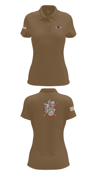 Women's Short Sleeve Performance Polo, Dirty Deuce, , Teamtime, Team time, sublimation, custom sports apparel, team uniforms, spirit wear, spiritwear, sports uniforms, custom shirts, team store, custom team store, fundraiser sports, apparel fundraiser