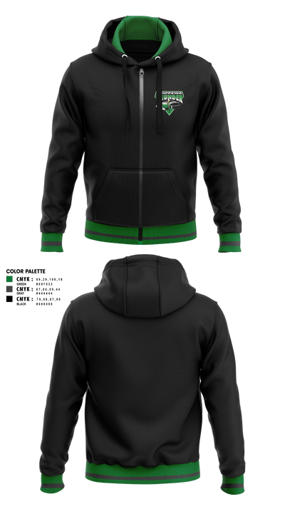 Chippewa Youth Hockey 90833189 Zip Hoodie - 1