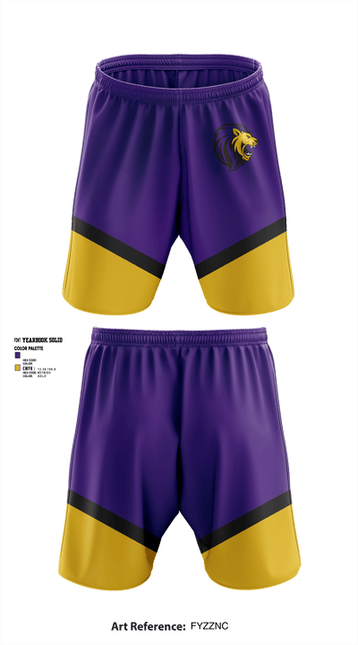 Manchester Middle School Cheer 8756881 Athletic Shorts With Pockets - 2