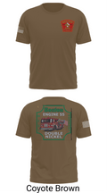Boston Fire Department Engine 55 92329378 Short Sleeve Performance Shirt - 16