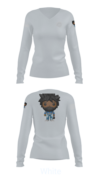 Womens Long Sleeve Vneck Shirt, Rider Music Sound, , Teamtime, Team time, sublimation, custom sports apparel, team uniforms, spirit wear, spiritwear, sports uniforms, custom shirts, team store, custom team store, fundraiser sports, apparel fundraiser