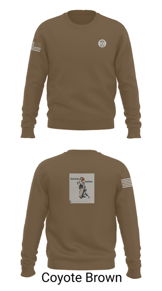 Crew Neck Sweatshirt, a-co 2-2in 3/10, Army, Teamtime, Team time, sublimation, custom sports apparel, team uniforms, spirit wear, spiritwear, sports uniforms, custom shirts, team store, custom team store, fundraiser sports, apparel fundraiser