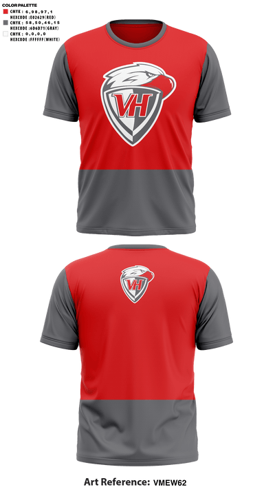 Van Horn High School Cheer 17868436 Short Sleeve Performance Shirt - 41