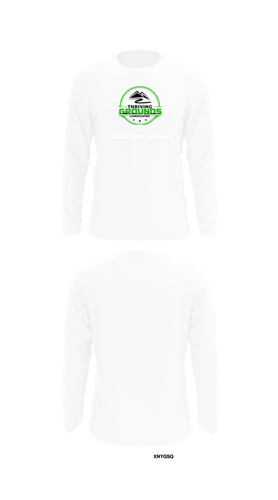 Thriving Grounds Landscaping 97741926 Long Sleeve Performance Shirt - 8