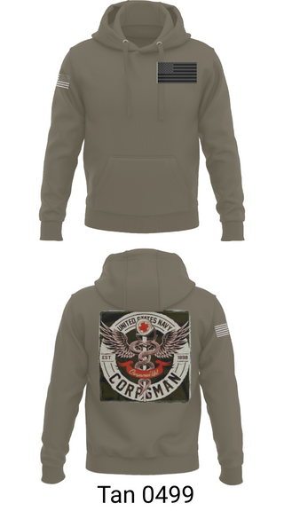 Hoodie, Hospital Corpsman, , Teamtime, Team time, sublimation, custom sports apparel, team uniforms, spirit wear, spiritwear, sports uniforms, custom shirts, team store, custom team store, fundraiser sports, apparel fundraiser
