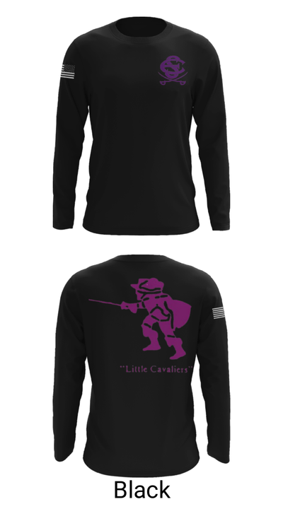 East Stroudsburg Cavaliers 35860494 Long Sleeve Performance Shirt - 26