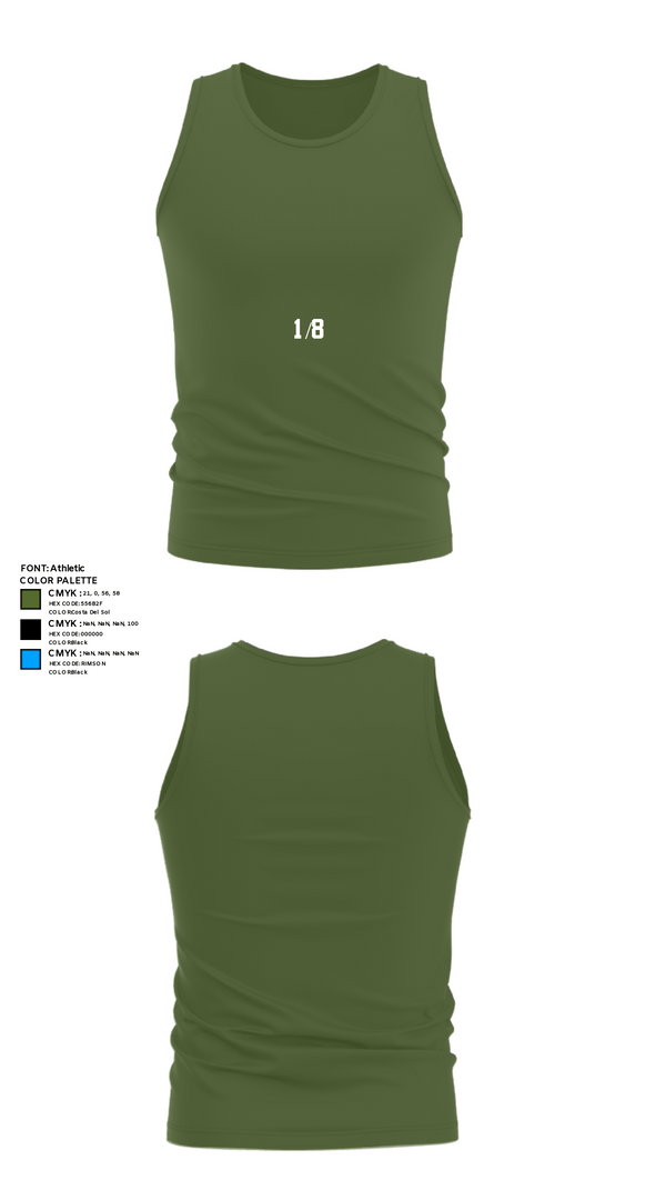 Tank Top, 1/8, Marines, Teamtime, Team time, sublimation, custom sports apparel, team uniforms, spirit wear, spiritwear, sports uniforms, custom shirts, team store, custom team store, fundraiser sports, apparel fundraiser