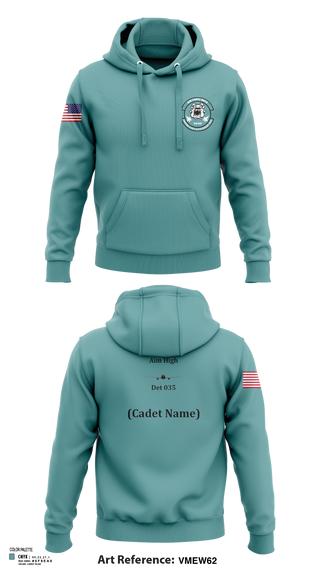 Hoodie, Detachment 035, Air Force, Teamtime, Team time, sublimation, custom sports apparel, team uniforms, spirit wear, spiritwear, sports uniforms, custom shirts, team store, custom team store, fundraiser sports, apparel fundraiser