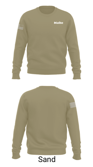Crew Neck Sweatshirt, Malte, Air Force, Teamtime, Team time, sublimation, custom sports apparel, team uniforms, spirit wear, spiritwear, sports uniforms, custom shirts, team store, custom team store, fundraiser sports, apparel fundraiser