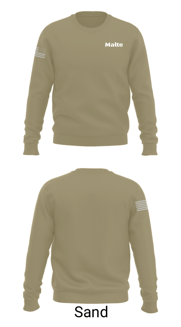 Crew Neck Sweatshirt, Malte, Air Force, Teamtime, Team time, sublimation, custom sports apparel, team uniforms, spirit wear, spiritwear, sports uniforms, custom shirts, team store, custom team store, fundraiser sports, apparel fundraiser