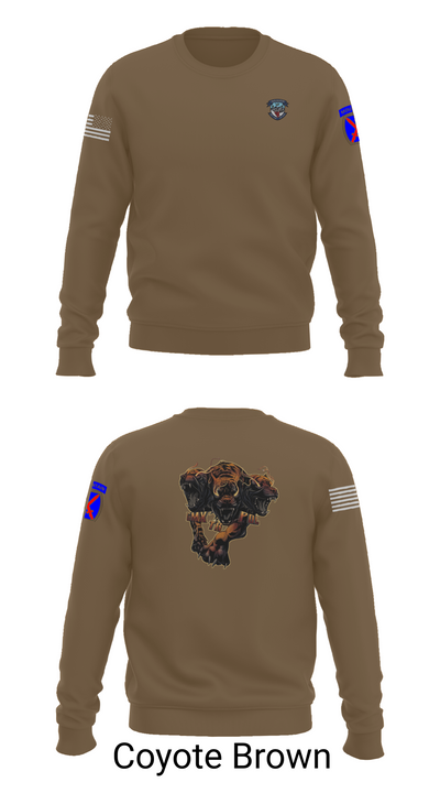 B Co 277 ASB ASES Section 28797933 Crew Neck Sweatshirt - 5