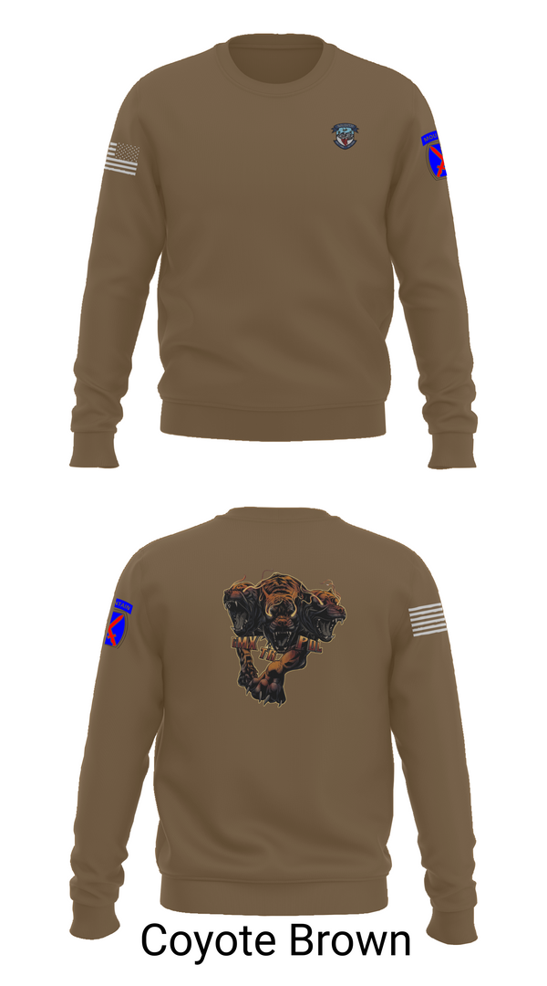 Crew Neck Sweatshirt, B Co 277 ASB ASES Section, Army, Teamtime, Team time, sublimation, custom sports apparel, team uniforms, spirit wear, spiritwear, sports uniforms, custom shirts, team store, custom team store, fundraiser sports, apparel fundraiser