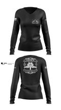 Q TROOP 2/278 ACR 39002186 Women's Long Sleeve V-neck Shirt -1 9