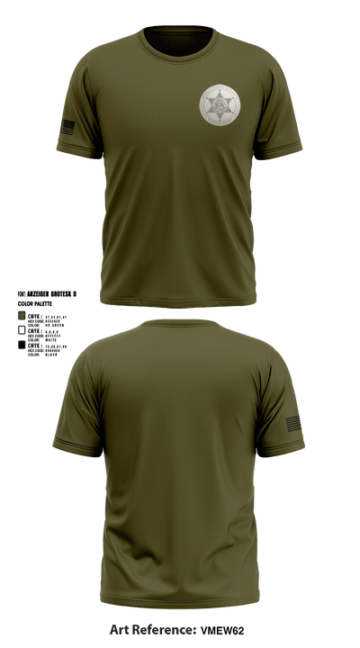 Fresno Sheriff Youth Academy 9592631 Short Sleeve Performance Shirt - 1