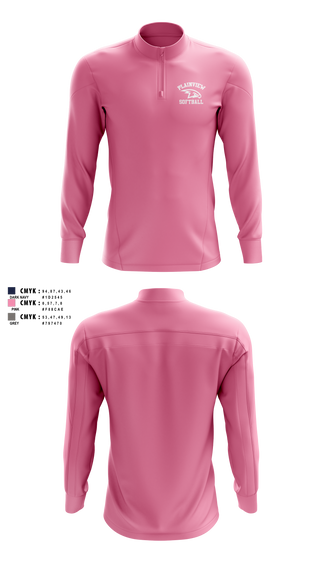 Quarter Zip Jacket, Plainview Softball, Softball, Teamtime, Team time, sublimation, custom sports apparel, team uniforms, spirit wear, spiritwear, sports uniforms, custom shirts, team store, custom team store, fundraiser sports, apparel fundraiser
