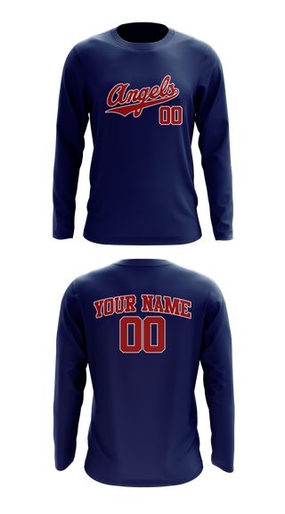 Long Sleeve Performance Shirt, IWV Youth Baseball, Baseball, Teamtime, Team time, sublimation, custom sports apparel, team uniforms, spirit wear, spiritwear, sports uniforms, custom shirts, team store, custom team store, fundraiser sports, apparel fundraiser