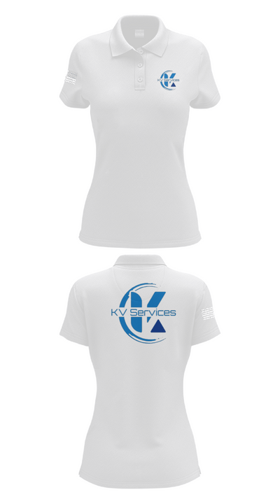 kvservices 91325373 Women's Short Sleeve Performance Polo  - 17