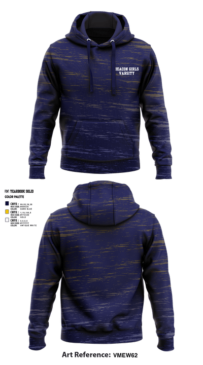 Beacon Girls Varsity Swimming 5326859 Hoodie - 1