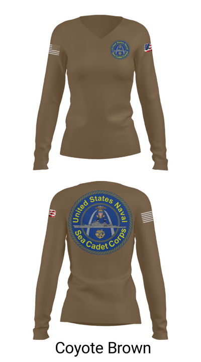 Battleship misssouri 47283625 Women's Long Sleeve V-neck Shirt - 16