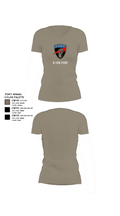 3-172 FiST 6765591 Women's Short Sleeve V-neck Shirt - 64