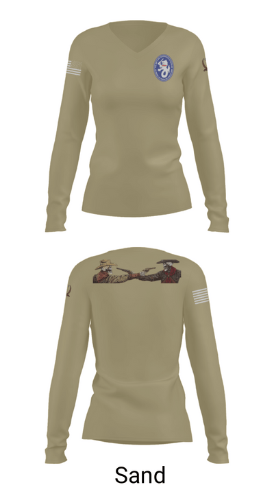 1-194 C Co 67170059 Women's Long Sleeve V-neck Shirt - 92