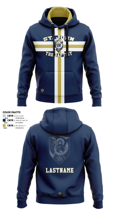 St. John The Baptist K-8 8405823 Hoodie - 4