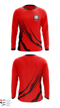 Thurston High School Swimming 48986993 Long Sleeve Performance Shirt - 1