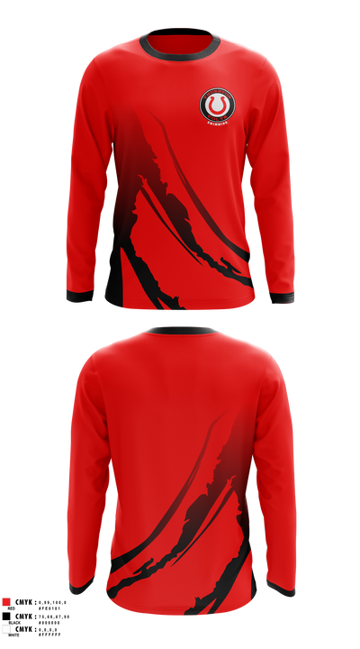 Thurston High School Swimming 48986993 Long Sleeve Performance Shirt - 1