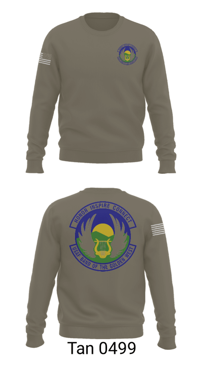 USAF Band of the Golden West 2568323 Crew Neck Sweatshirt - 34