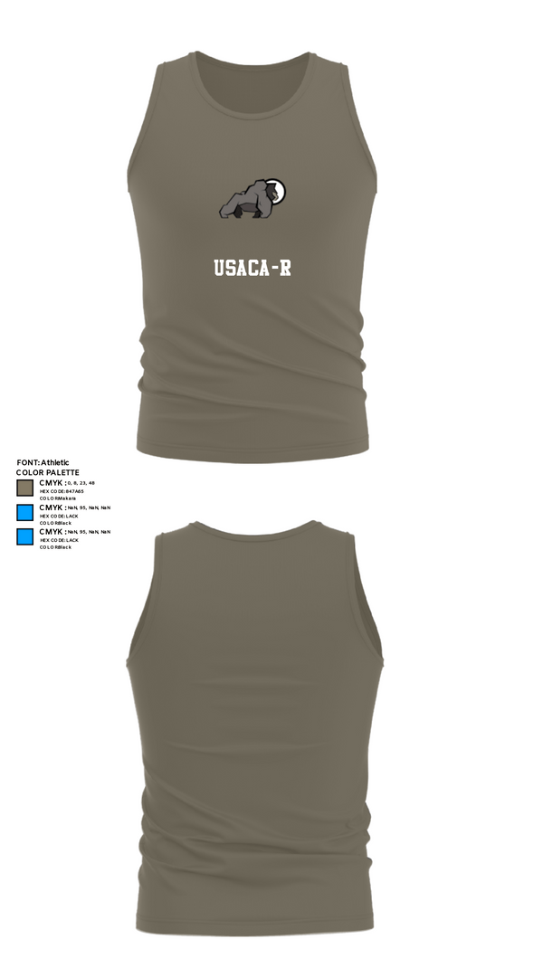 Tank Top, USACA-R, Army, Teamtime, Team time, sublimation, custom sports apparel, team uniforms, spirit wear, spiritwear, sports uniforms, custom shirts, team store, custom team store, fundraiser sports, apparel fundraiser